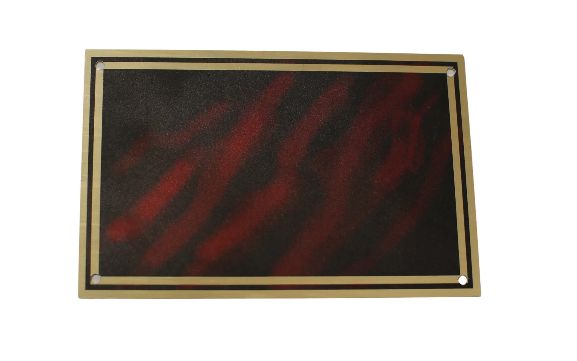 Plaque Identification Métalique